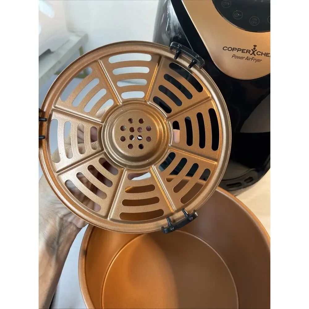 Copper Chef 2Qt Air Fryer Black - No Box. Open Box. Never Used Before